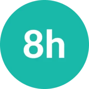 8h